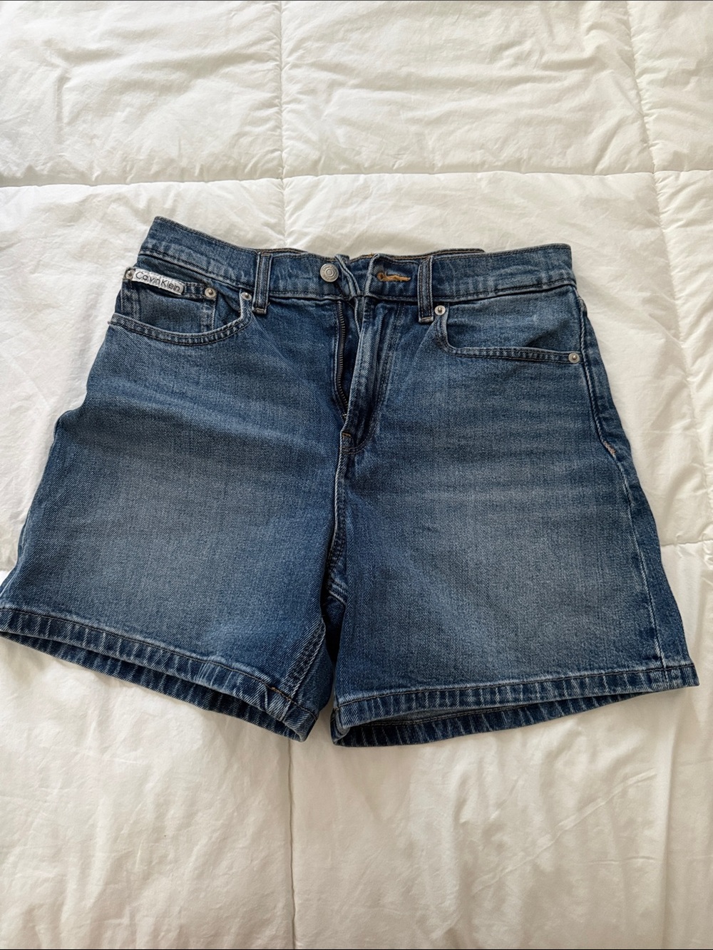 CK Women's Denim Shorts - Blue